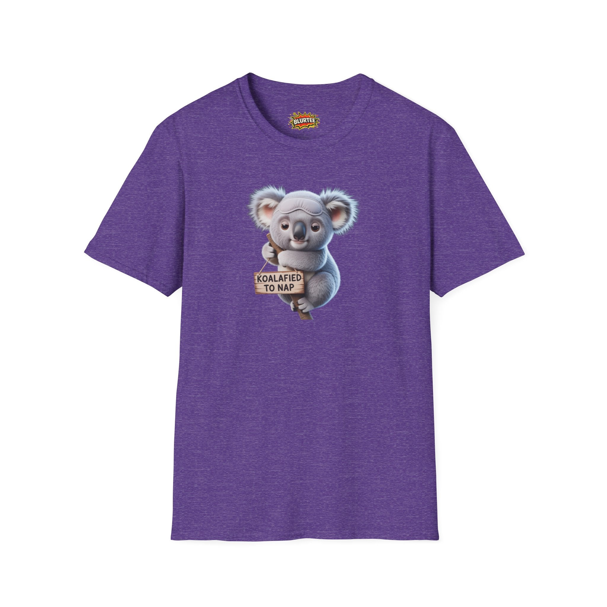 Koalafied to Nap (Qualified To Nap) Funny Shirt | Funny Koala Shirt | Sarcastic Pun Tee | Unisex Graphic Tee | BLURTee