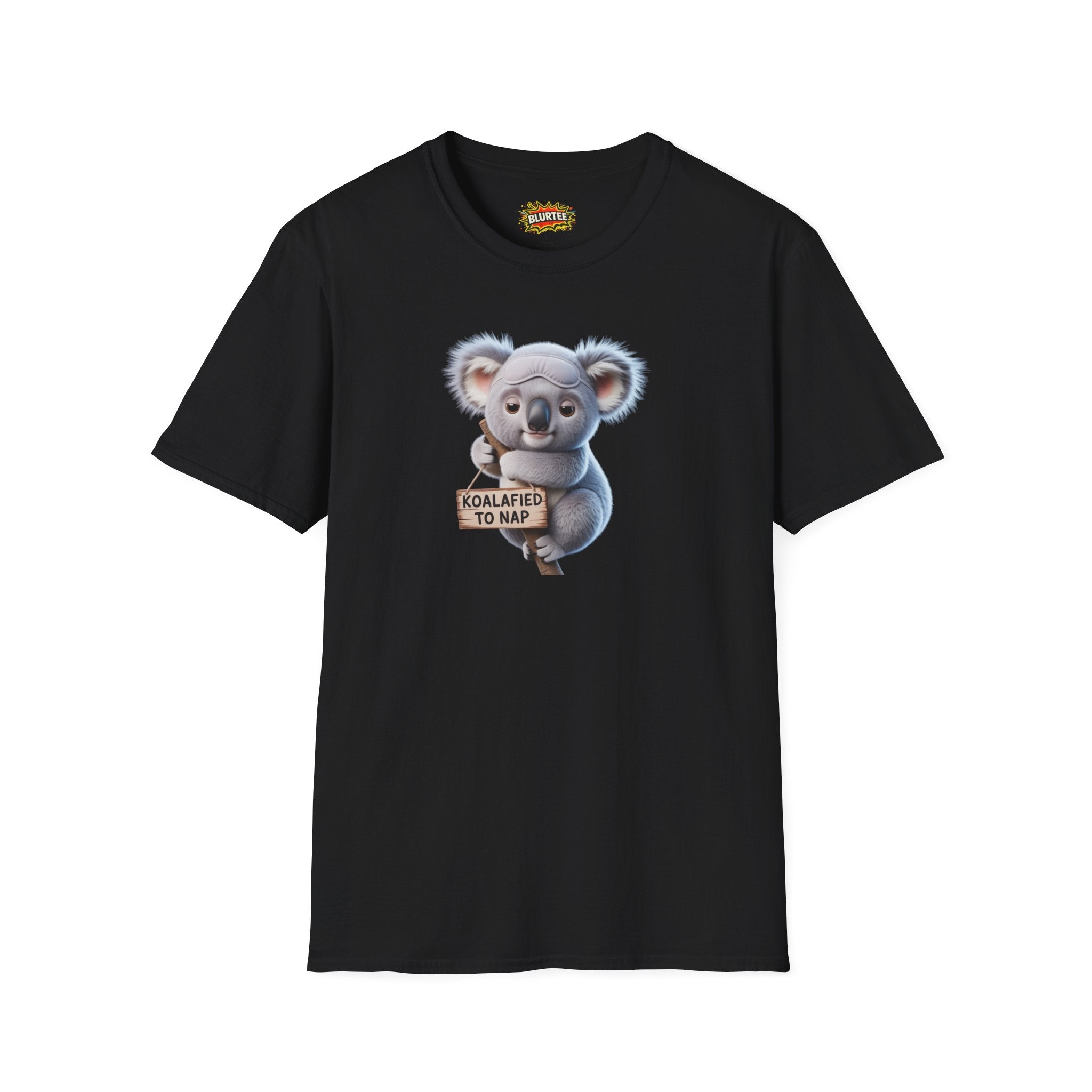 Koalafied to Nap (Qualified To Nap) Funny Shirt | Funny Koala Shirt | Sarcastic Pun Tee | Unisex Graphic Tee | BLURTee