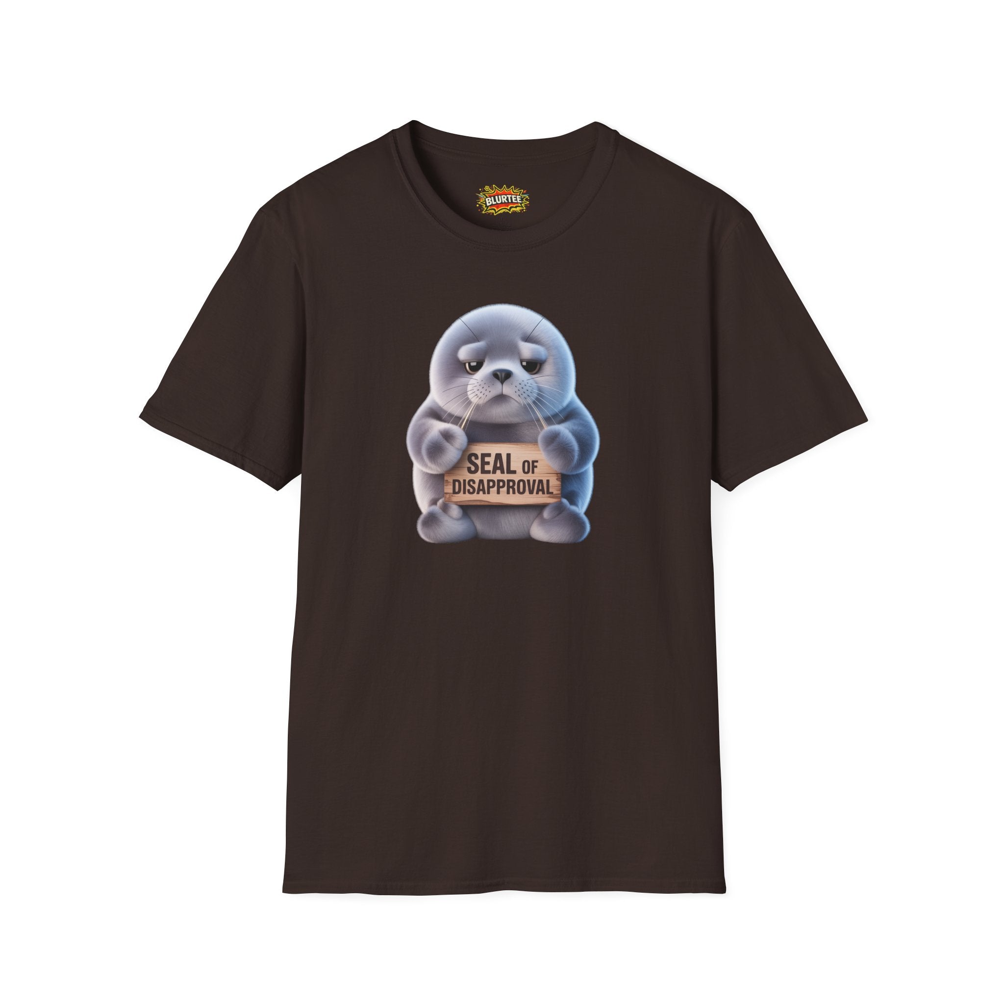 Seal of Disapproval (Seal Of Approval) Funny Shirt | Funny Seal Shirt | Sarcastic Animal Tee | Unisex Graphic Tee | BLURTee