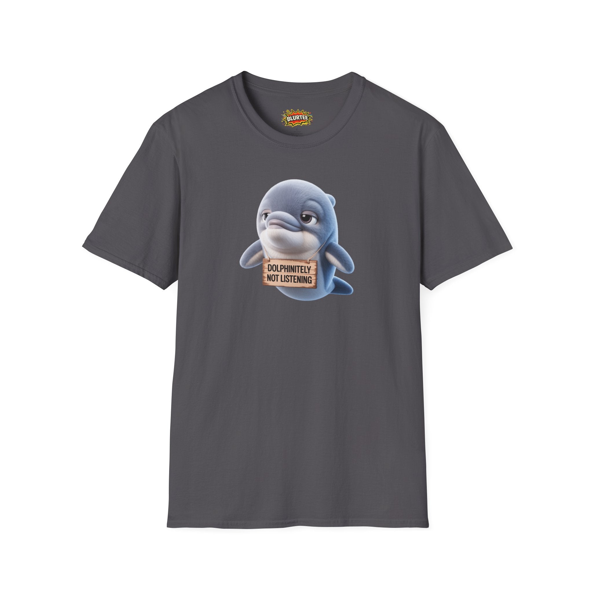 Dolphinitely Not Listening (Definitely Not Listening) Funny Shirt | Funny Dolphin Shirt | Unisex Graphic Tee | BLURTee