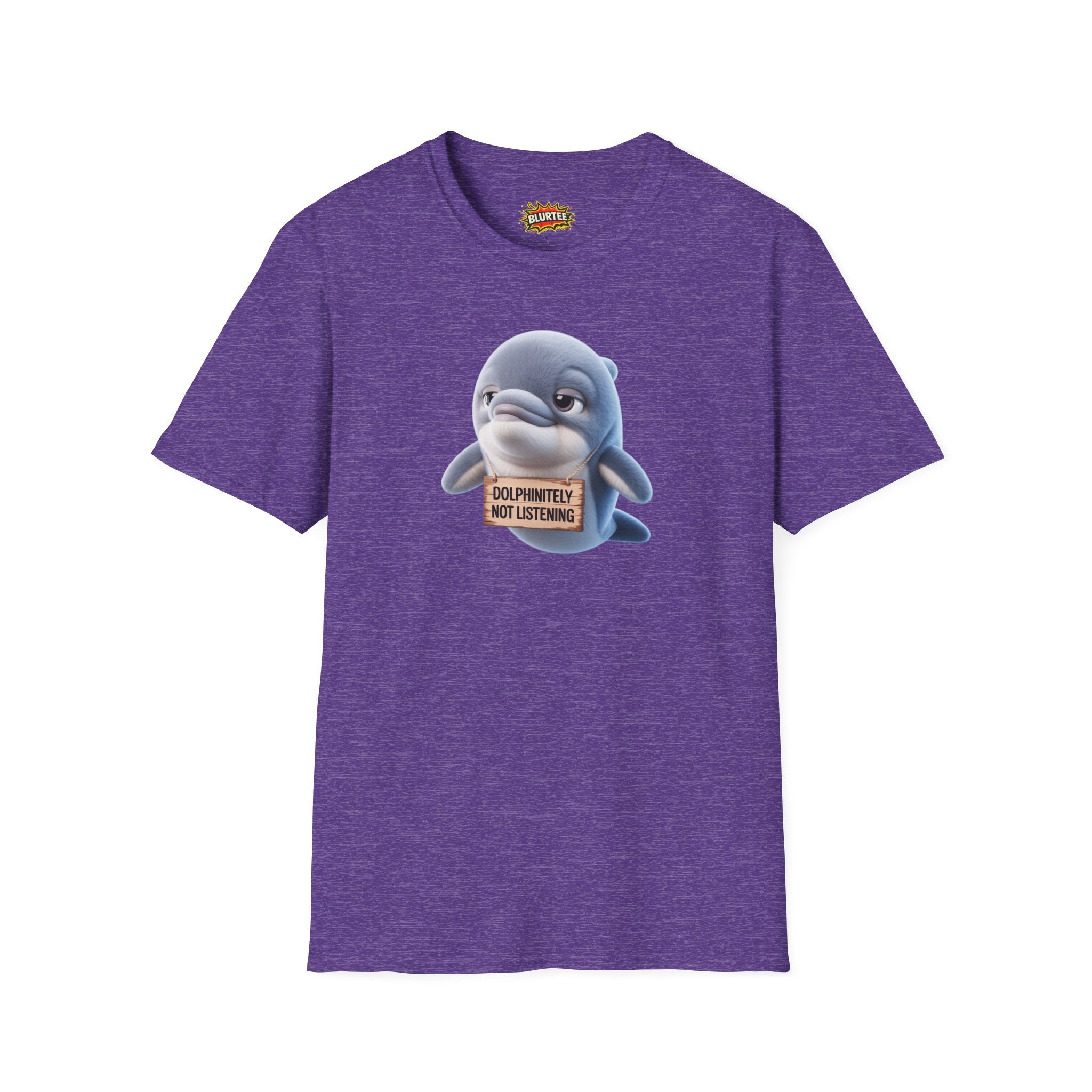 Dolphinitely Not Listening (Definitely Not Listening) Funny Shirt | Funny Dolphin Shirt | Unisex Graphic Tee | BLURTee