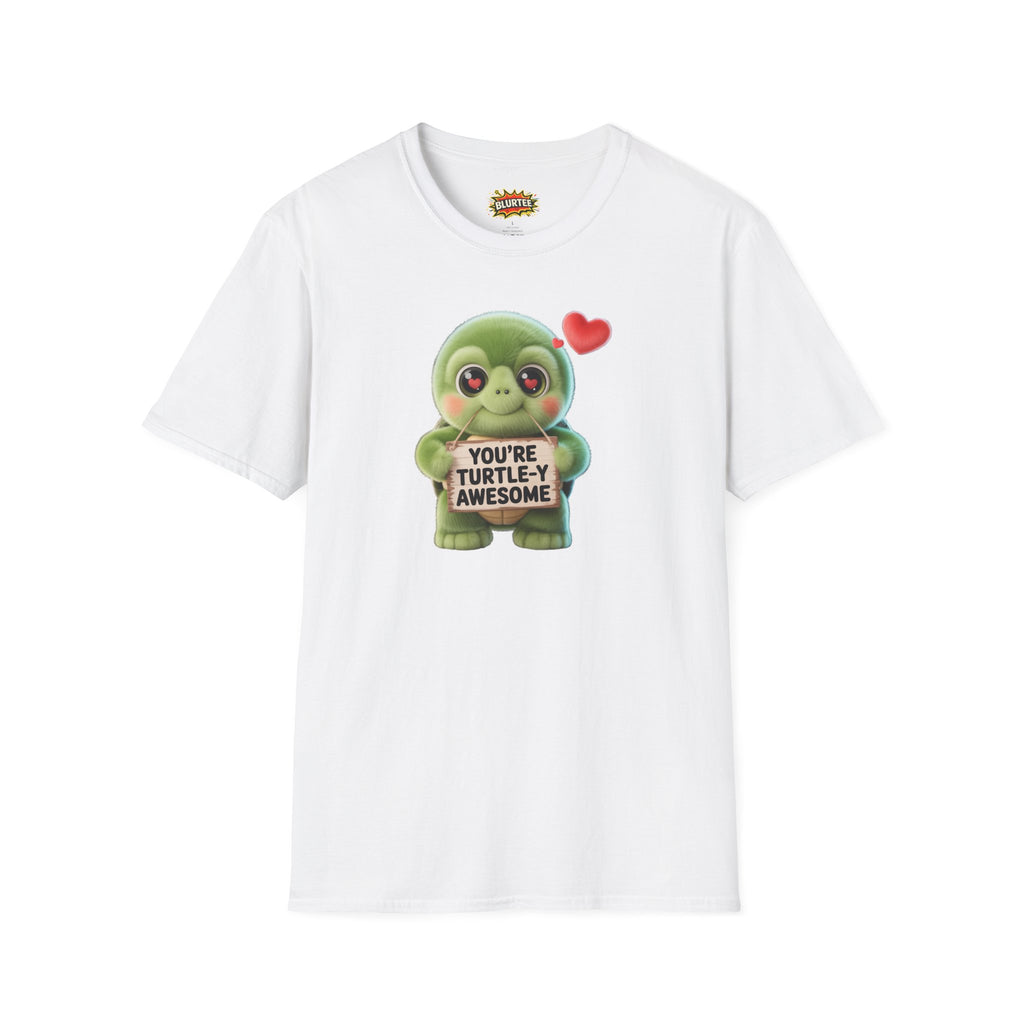 You're Turtley Awesome (You'Re Totally Awesome) Funny Shirt | Funny Turtle Shirt | Sarcastic Animal Tee | Unisex Graphic Tee | BLURTee