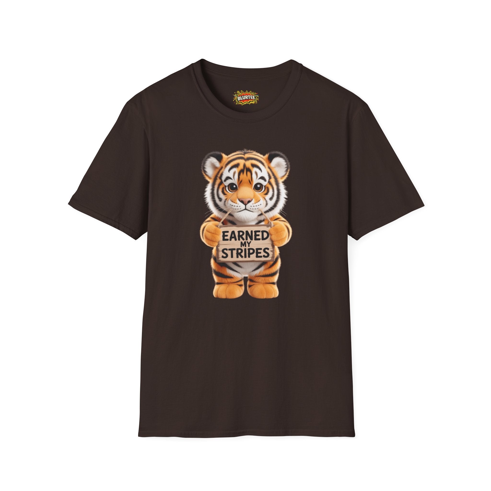Earned My Stripes Funny Shirt | Funny Tiger Shirt | Sarcastic Animal Tee | Unisex Graphic Tee | BLURTee