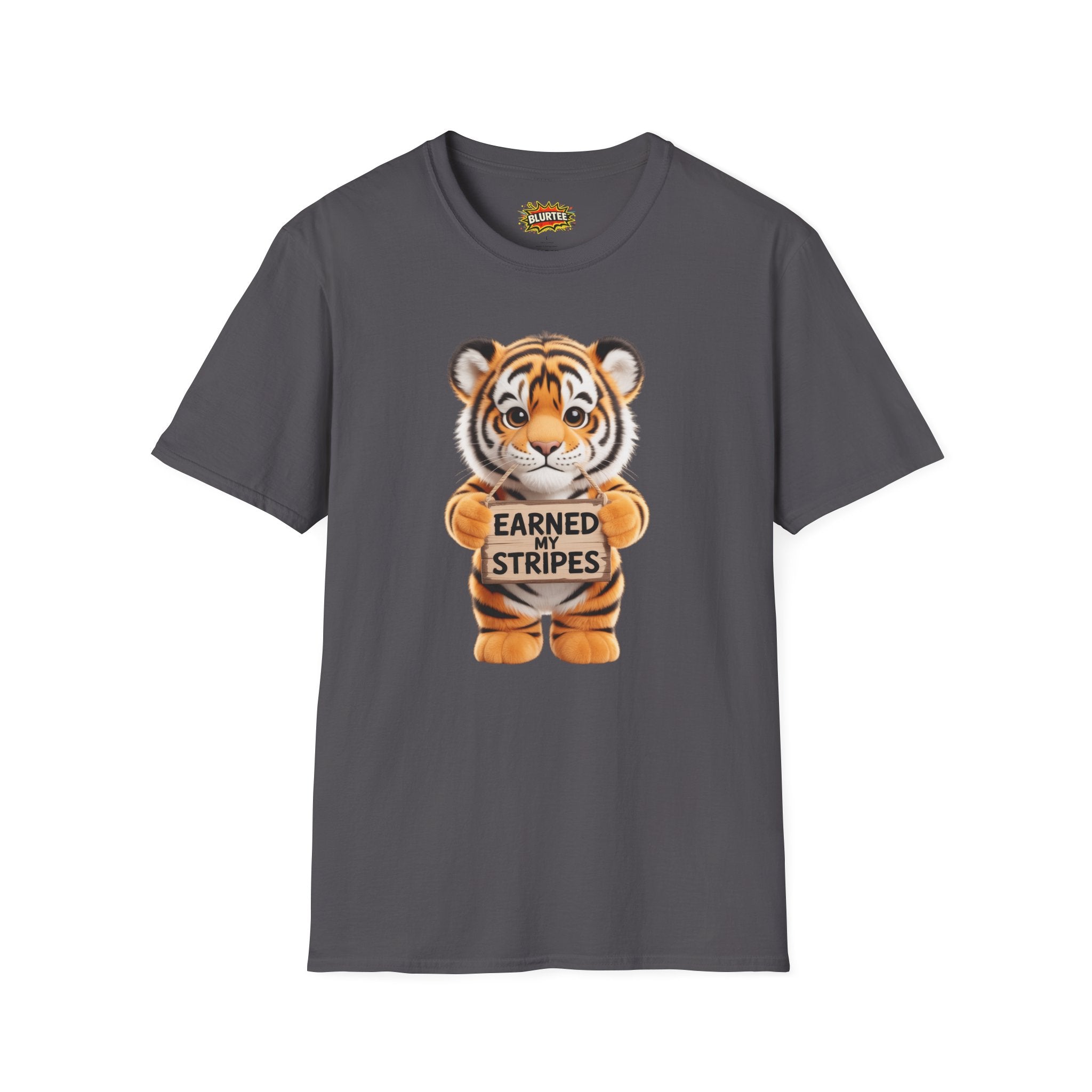 Earned My Stripes Funny Shirt | Funny Tiger Shirt | Sarcastic Animal Tee | Unisex Graphic Tee | BLURTee