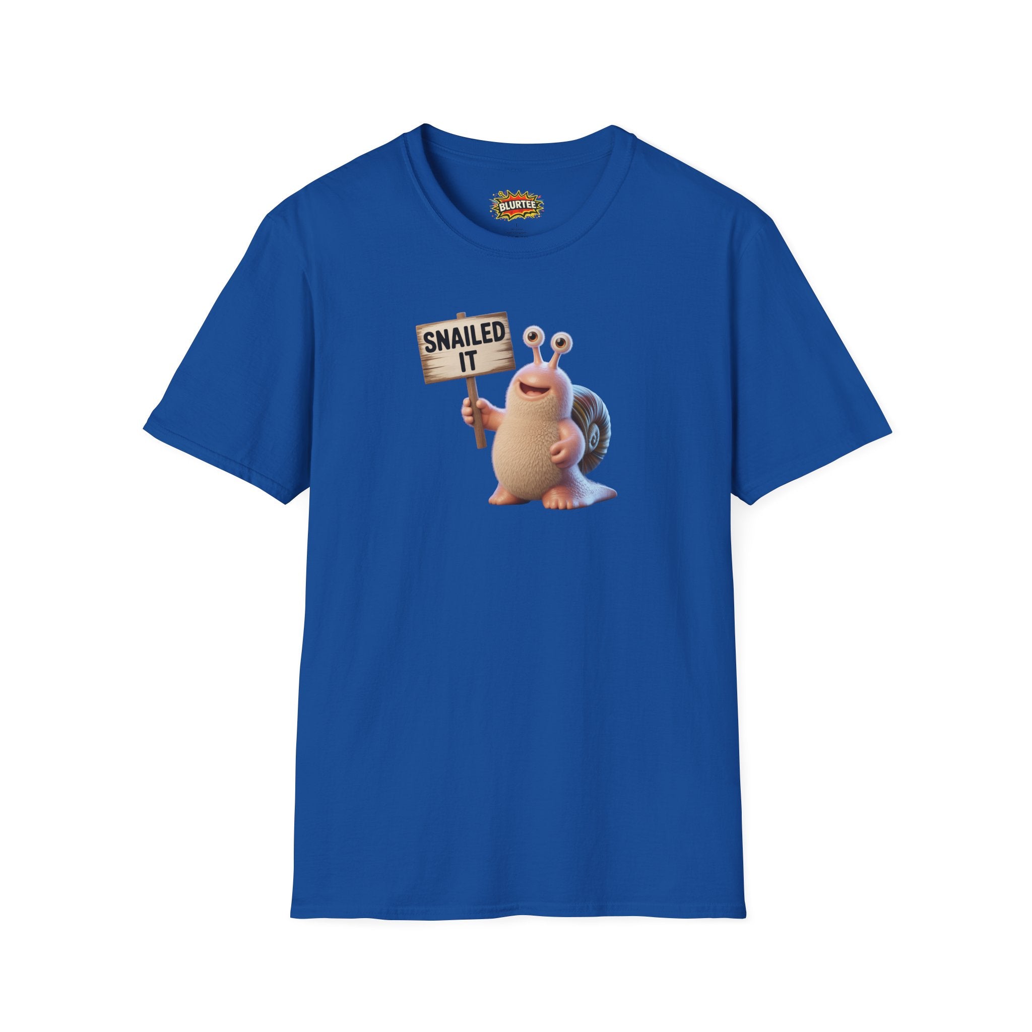 Snailed It (Nailed It) Funny Shirt | Funny Snail Shirt | Sarcastic Animal Tee | Unisex Graphic Tee | BLURTee