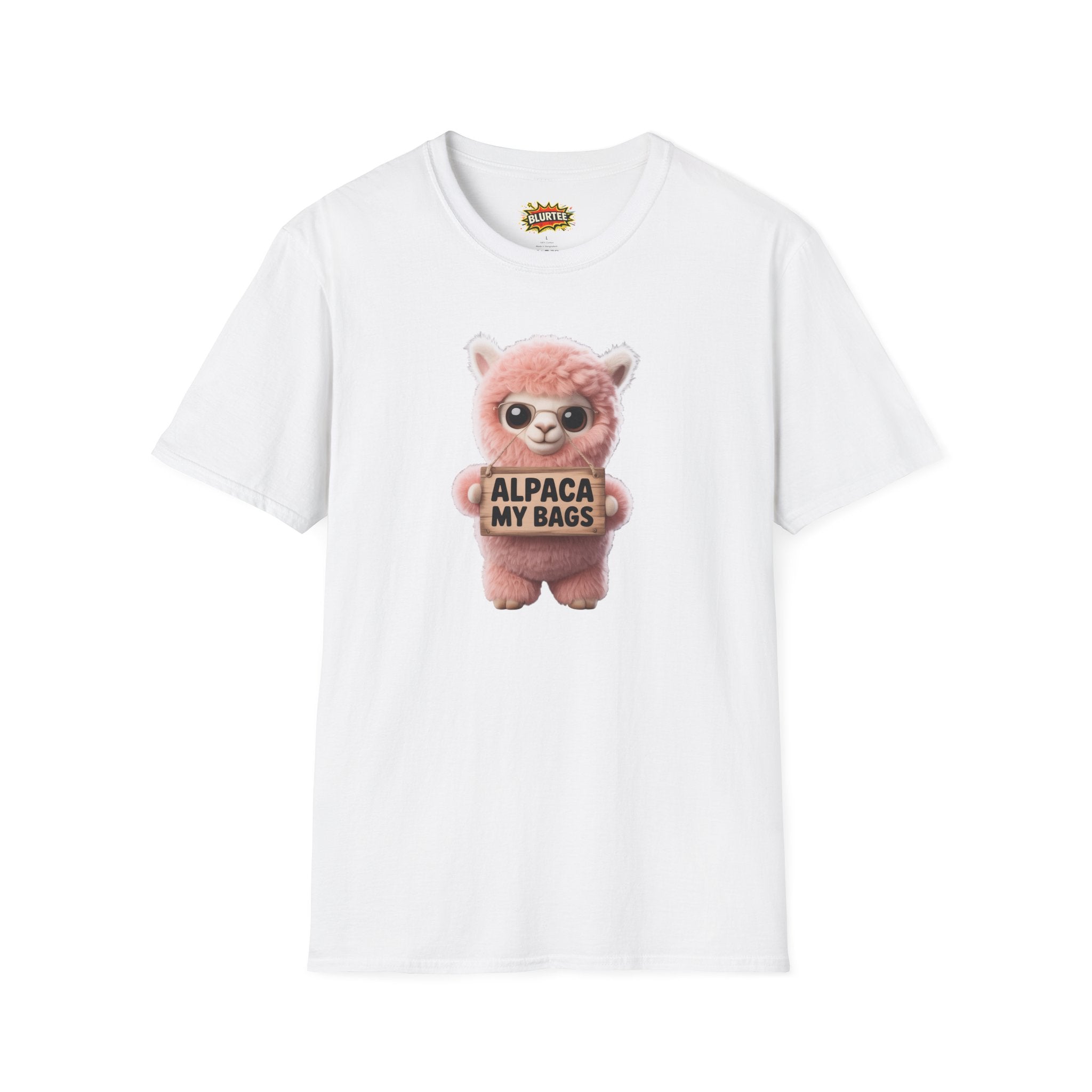 Alpaca My Bags (Pack My Bags) Funny Shirt | Funny Alpaca Shirt | Sarcastic Pun Tee | Unisex Graphic Tee | BLURTee