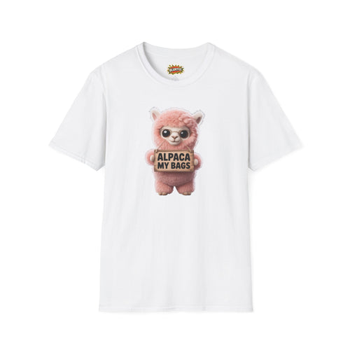 Alpaca My Bags (Pack My Bags) Funny Shirt | Funny Alpaca Shirt | Sarcastic Pun Tee | Unisex Graphic Tee | BLURTee