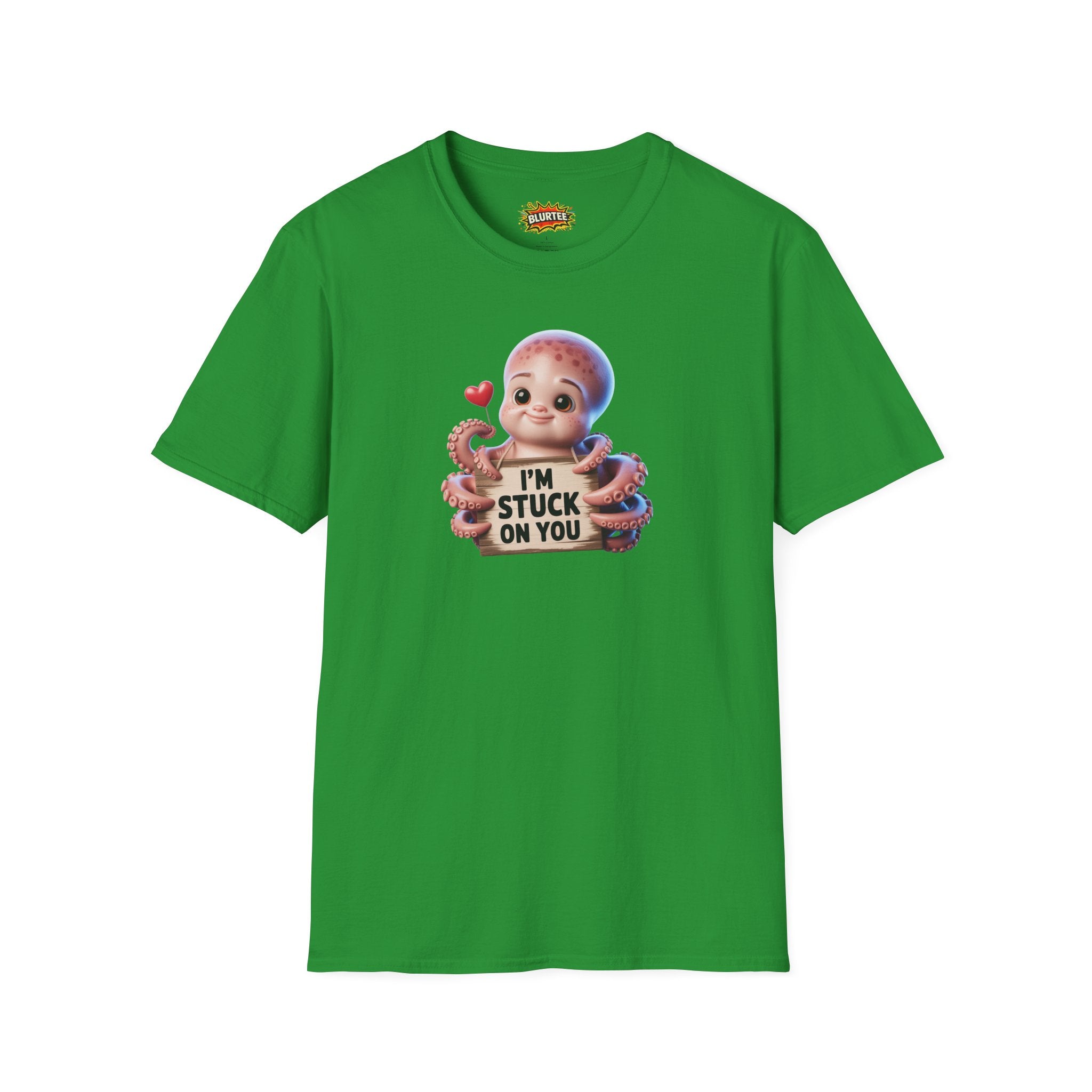 I'm Stuck on You Funny Shirt | Funny Octopus Shirt | Romantic Animal Tee | Unisex Graphic Tee | BLURTee