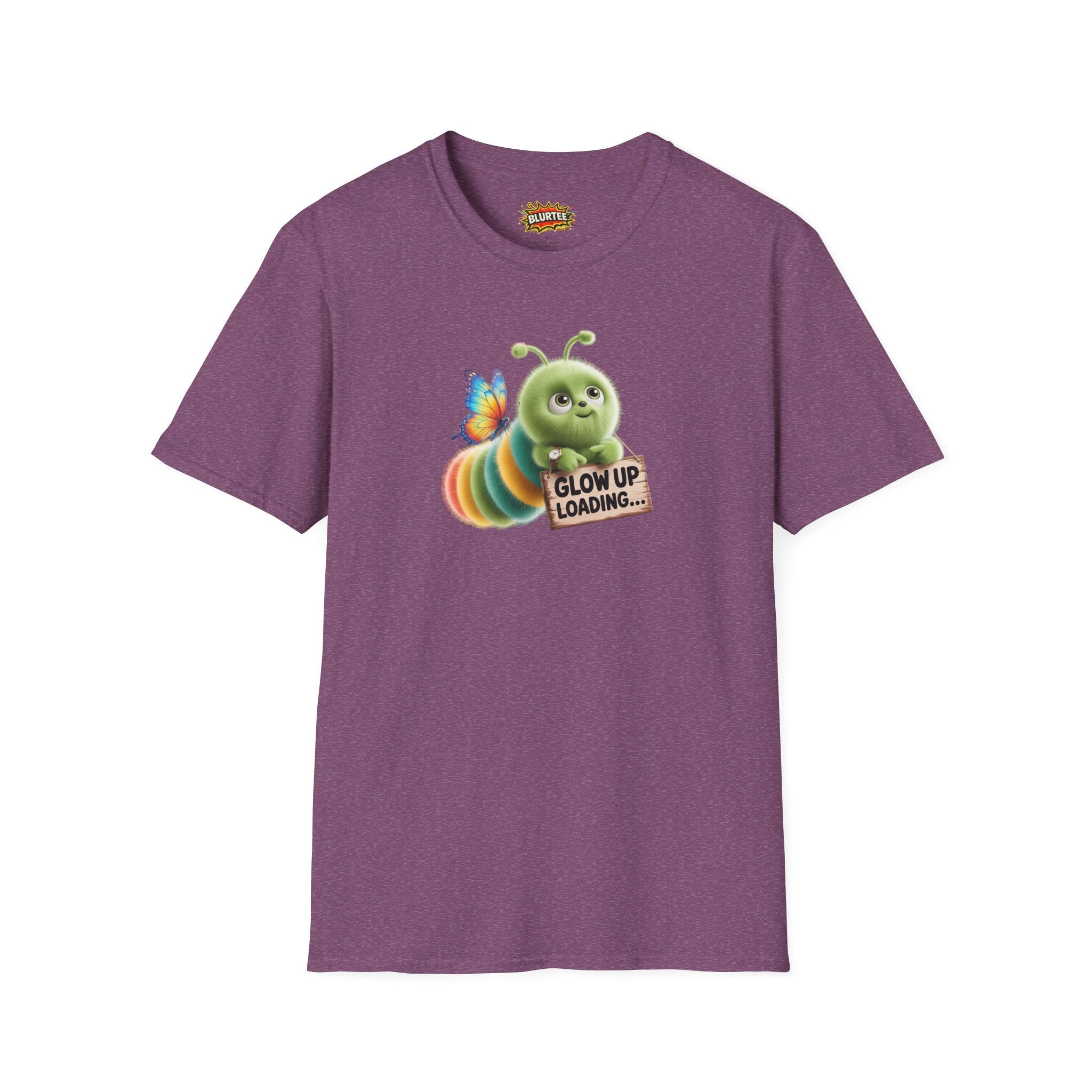 Glow Up Loading (Glow Up) Funny Shirt | Funny Caterpillar Shirt | Sarcastic Animal Tee | Unisex Graphic Tee | BLURTee