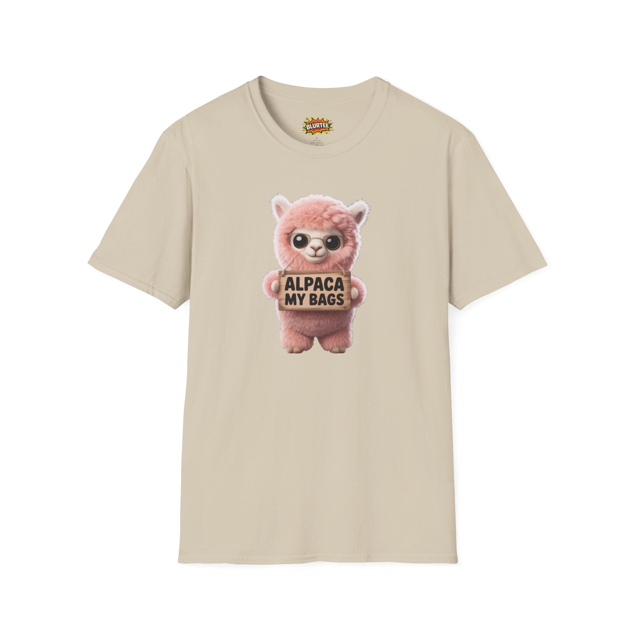 Alpaca My Bags (Pack My Bags) Funny Shirt | Funny Alpaca Shirt | Sarcastic Pun Tee | Unisex Graphic Tee | BLURTee