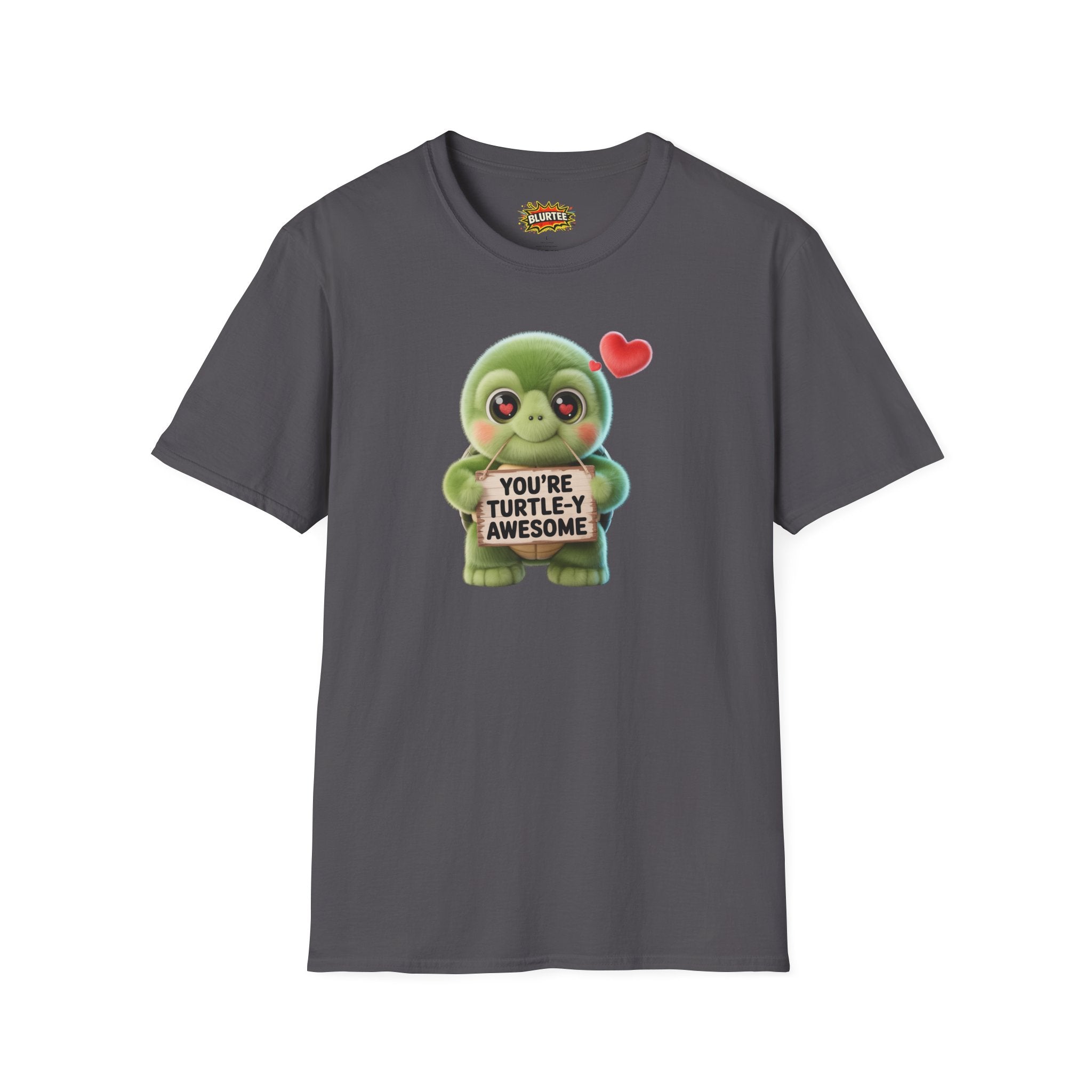 You're Turtley Awesome (You'Re Totally Awesome) Funny Shirt | Funny Turtle Shirt | Sarcastic Animal Tee | Unisex Graphic Tee | BLURTee