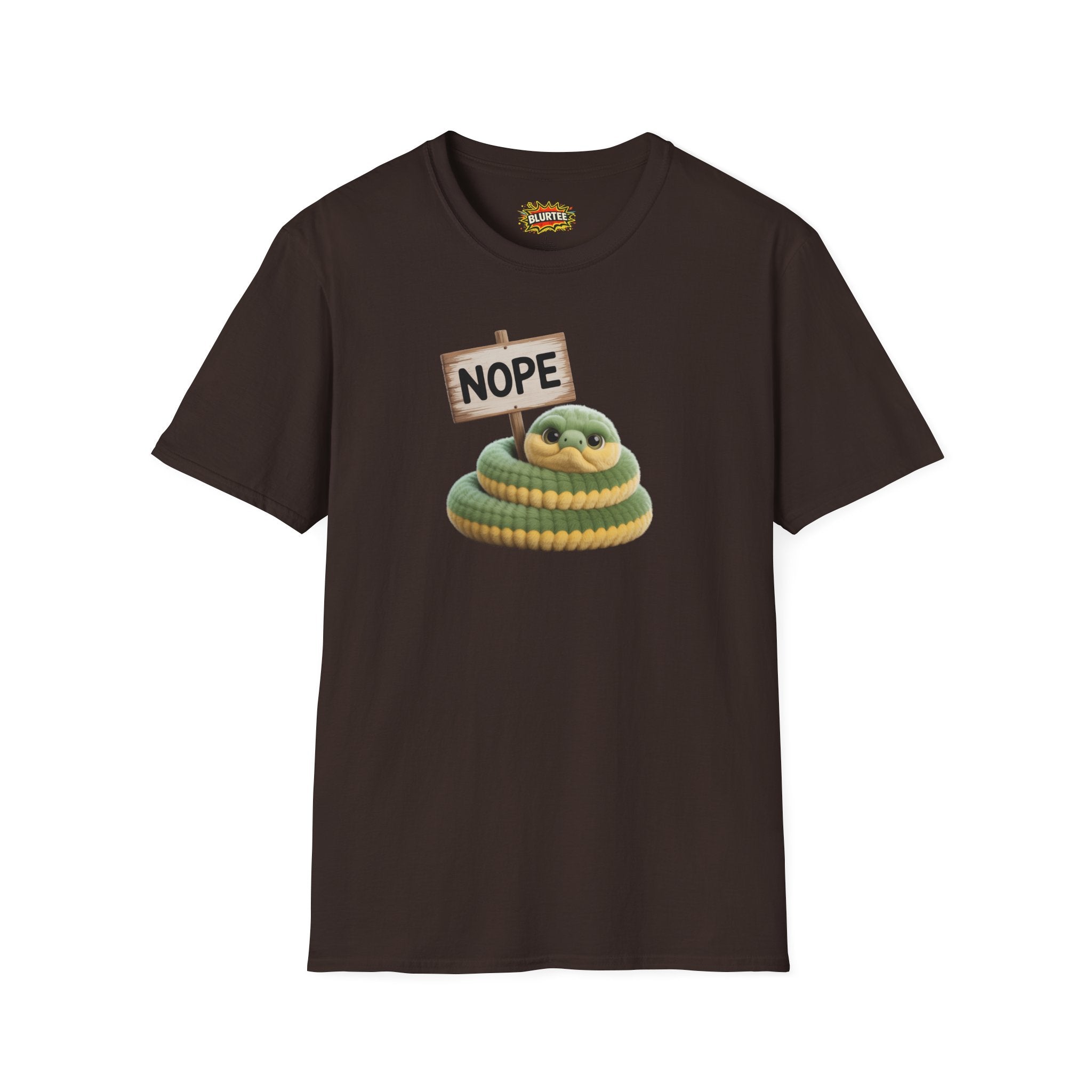 Nope Rope Funny Shirt | Funny Snake Shirt | Sarcastic Animal Tee | Unisex Graphic Tee | BLURTee