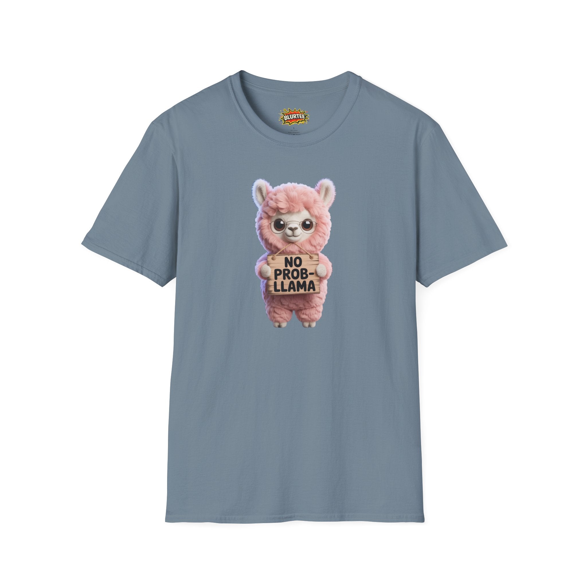 No Prob-llama (No Problem) Funny Shirt | Funny Llama Shirt | Sarcastic Animal Tee | Unisex Graphic Tee | BLURTee