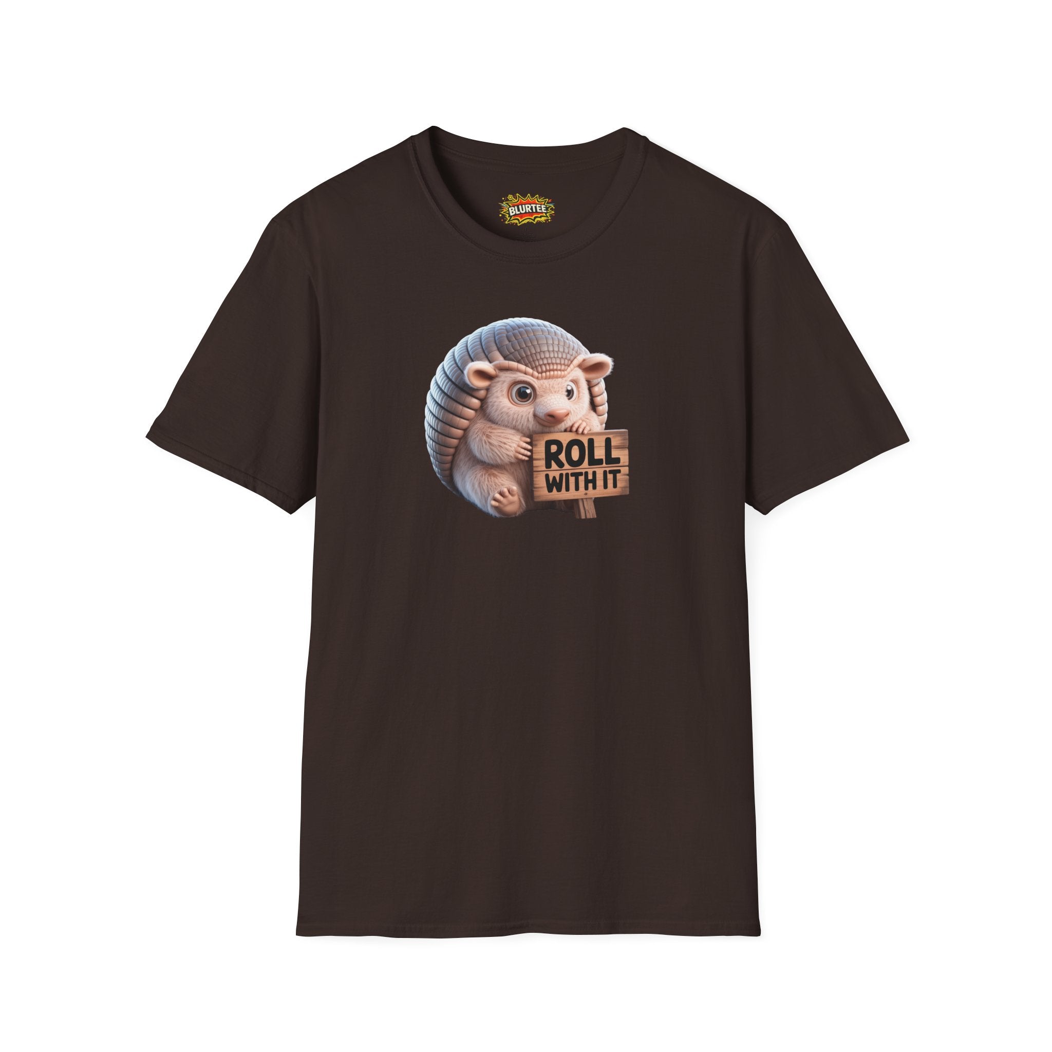 Roll With It Funny Shirt | Funny Armadillo Shirt | Roll With It Tee | Unisex Graphic Tee | BLURTee