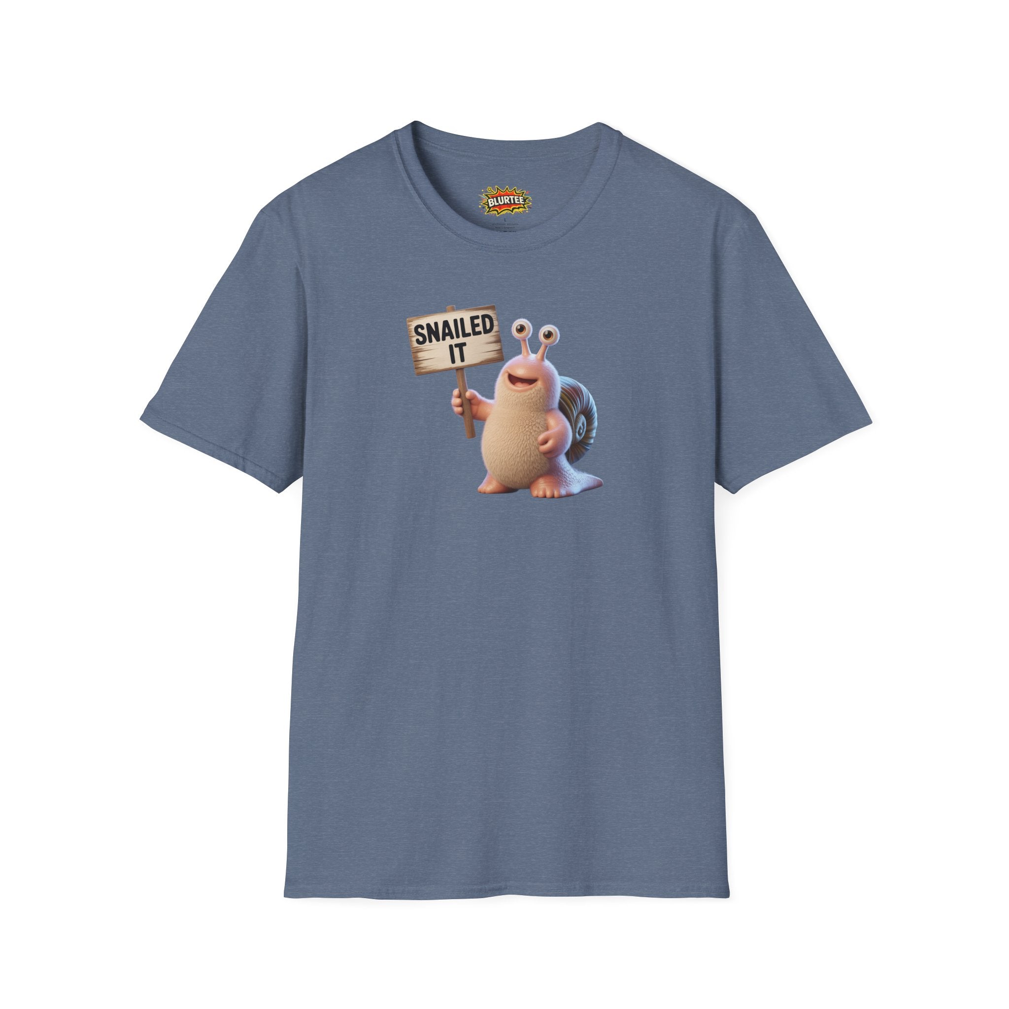 Snailed It (Nailed It) Funny Shirt | Funny Snail Shirt | Sarcastic Animal Tee | Unisex Graphic Tee | BLURTee