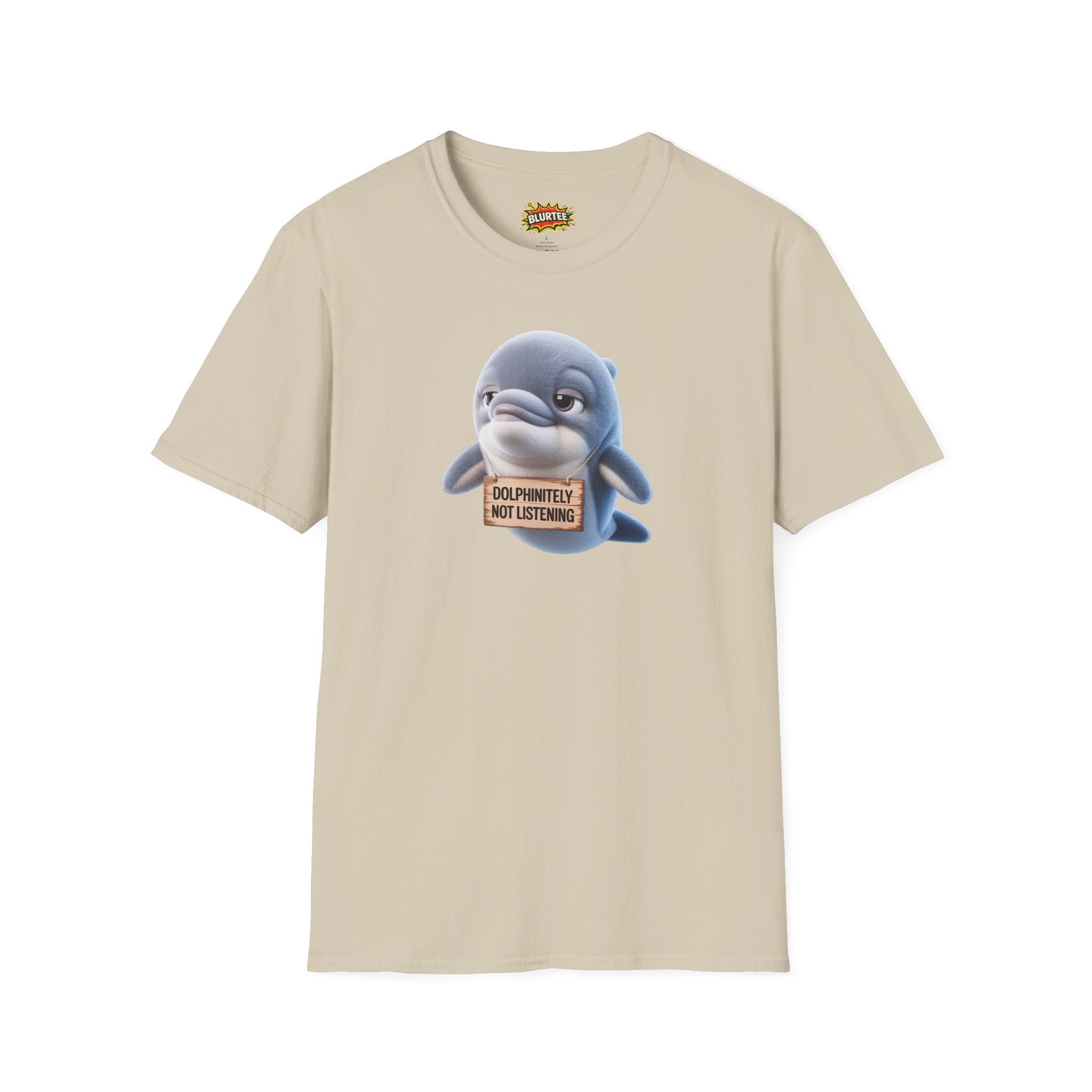 Dolphinitely Not Listening (Definitely Not Listening) Funny Shirt | Funny Dolphin Shirt | Unisex Graphic Tee | BLURTee