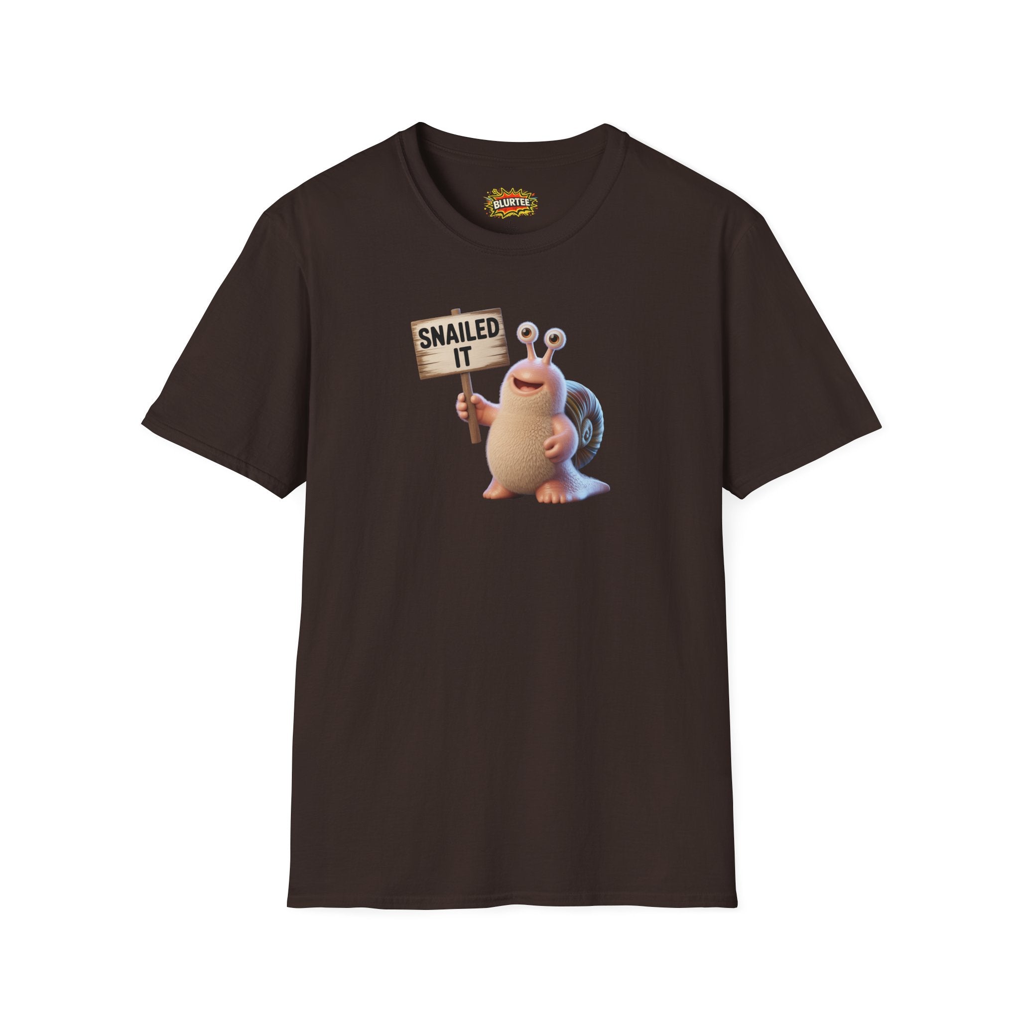 Snailed It (Nailed It) Funny Shirt | Funny Snail Shirt | Sarcastic Animal Tee | Unisex Graphic Tee | BLURTee